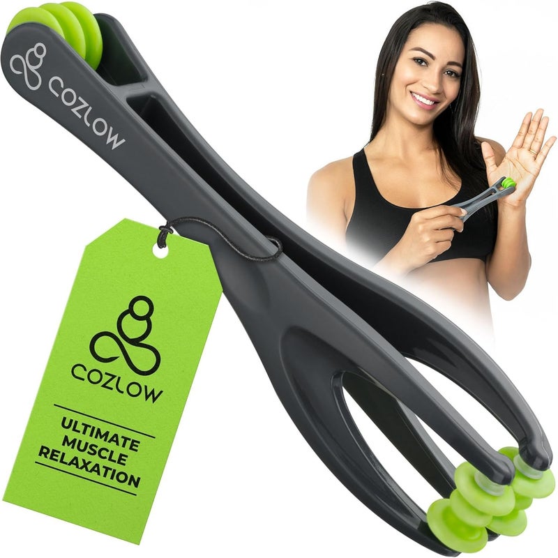 COZLOW Finger Massager for Deep Tissue Comfort, Dual-Sided Therapy Tool for Arthritis, Carpal Tunnel, Stress & Pain Relief, Massage Roller for Hands, Palm & Wrist - Image 1